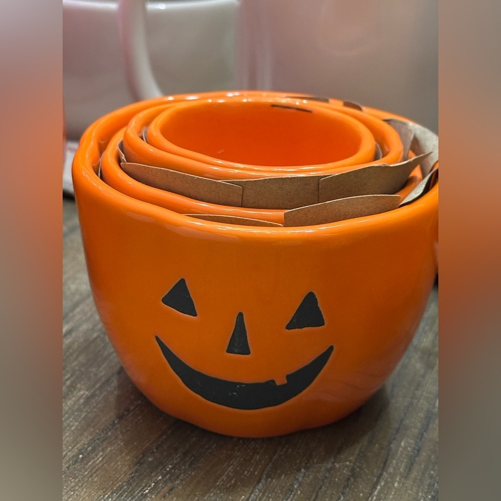 Rae Dunn Halloween Measuring Cups Set, Trick or Treat Spooky Kitchen Decor, New